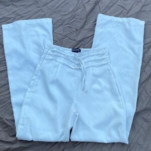 PrettyLittleThing White Trousers